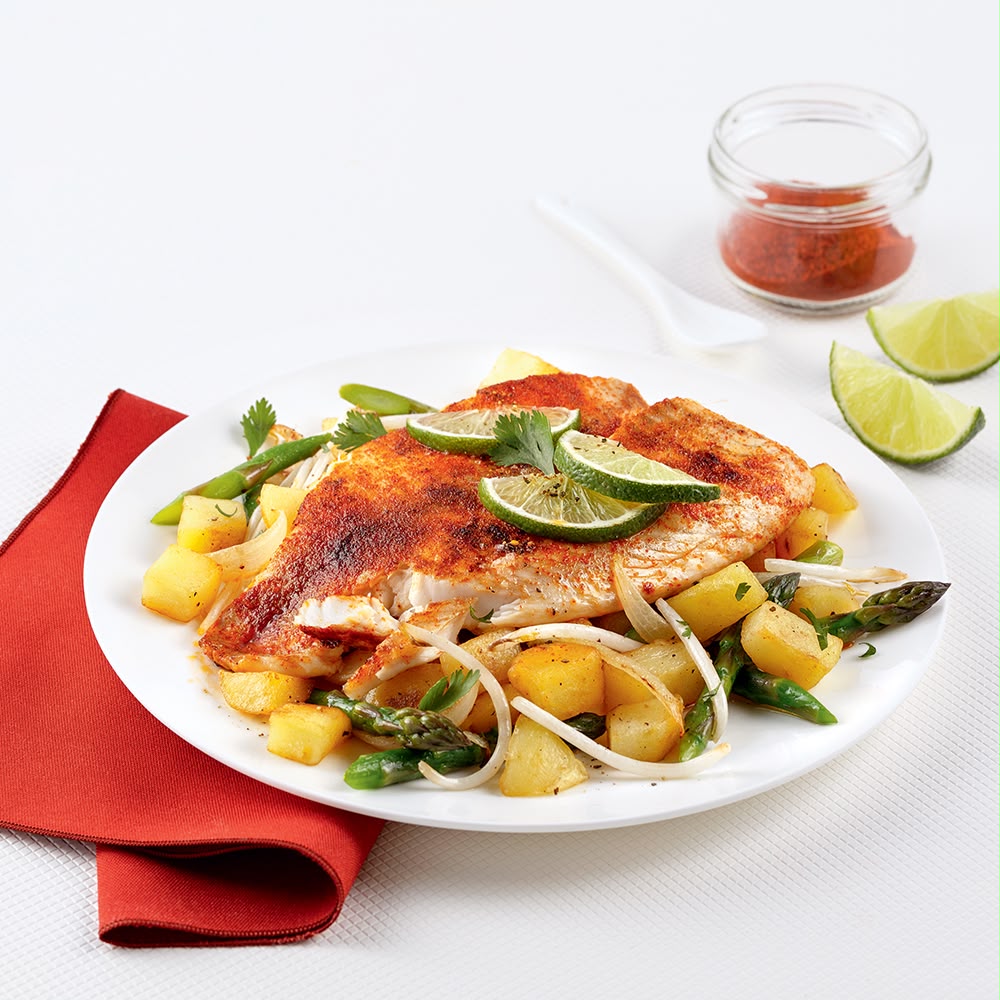 Filets de poisson grillés